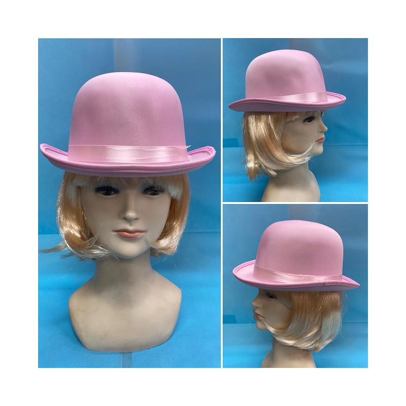 Bombetta Rosa Chiaro in raso