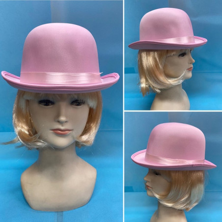 Bombetta Rosa Chiaro in raso