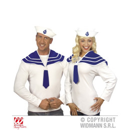 Set Marinaio - 2 pz (Cappello,collare con cravatta)