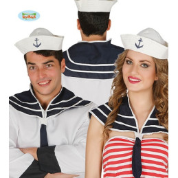 Set Marinaio - 2 pz (Cappello,collare con cravatta)