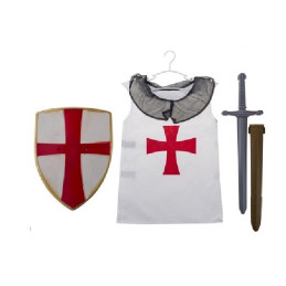 Set Medievale Bambino - 3 pz (Scudo, casacca, spada)