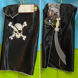 Set Pirata - 2 pz (Mantello,spada)
