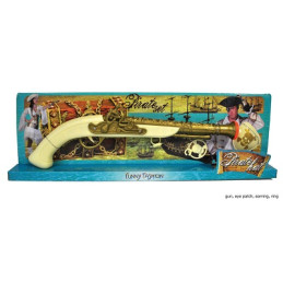Set Pirata - 4 pz (pistola,benda,orecchino,anello)
