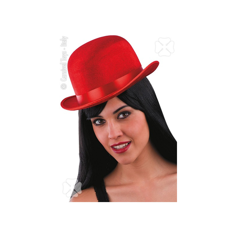 Bombetta Rossa in velluto