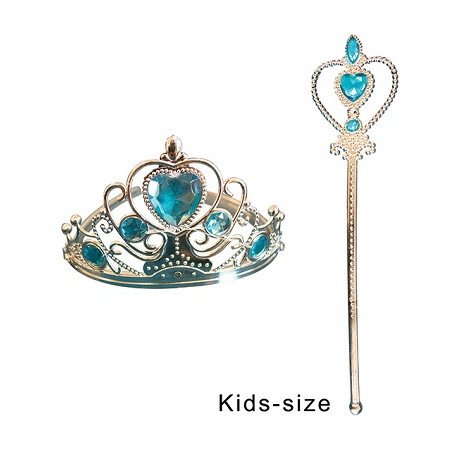 Set Principessa Elsa - 2 pz (Corona,scettro)