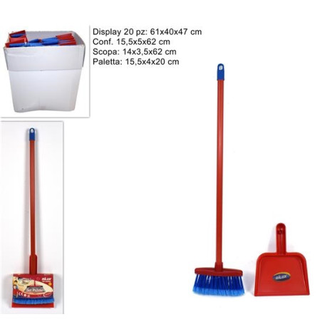 Set Pulizia - 2 pz (scopa e paletta)