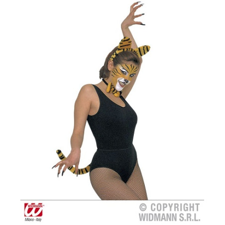 Set Tigre - 3 pz (Cerchietto,papillon,coda)