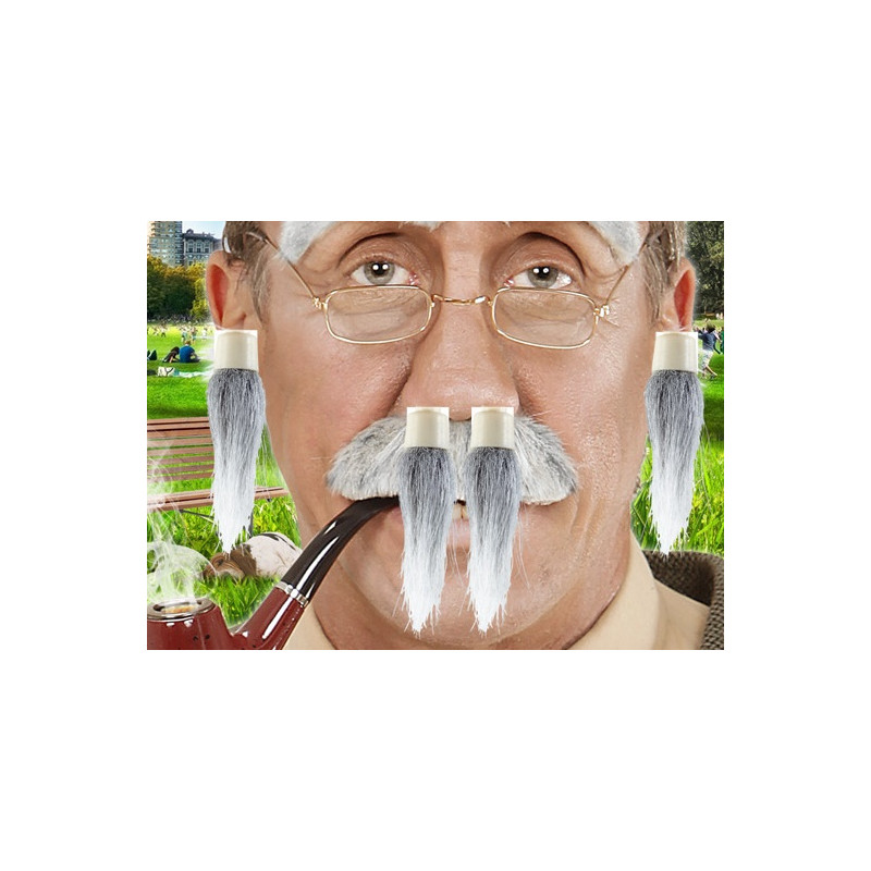 Set Vecchio - 4 pz (2 Peli per naso,2 peli per orecchie)