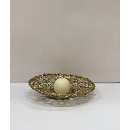 Sfera AVORIO in cera - 3 cm