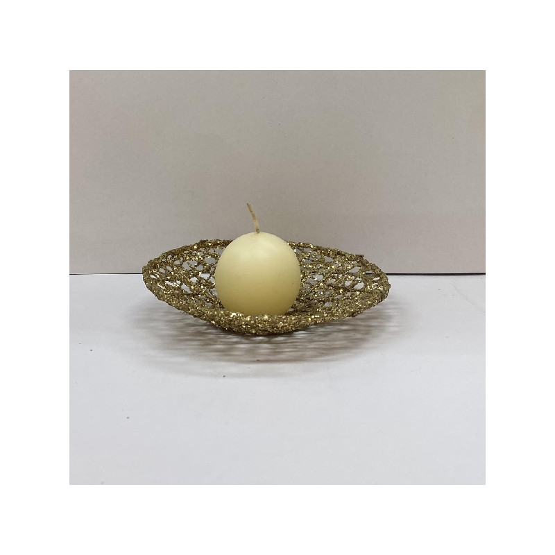 Sfera AVORIO in cera - 4,5 cm