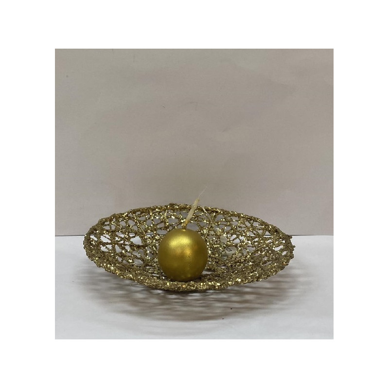 Sfera ORO in cera - 3 cm