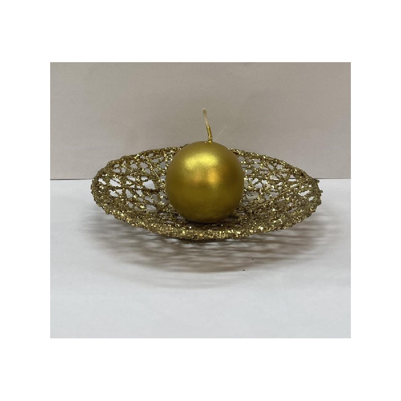 Sfera ORO in cera - 4,5 cm