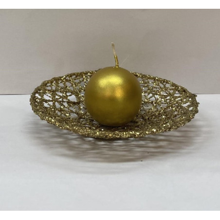 Sfera ORO in cera - 4,5 cm