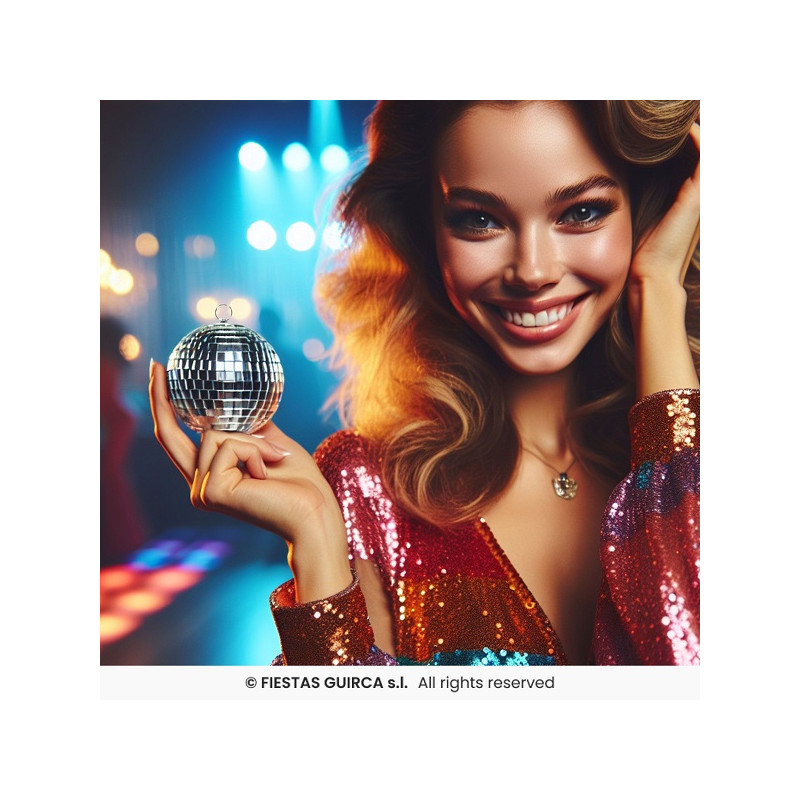 Sfera Specchio Disco Anni '70 - 10 cm