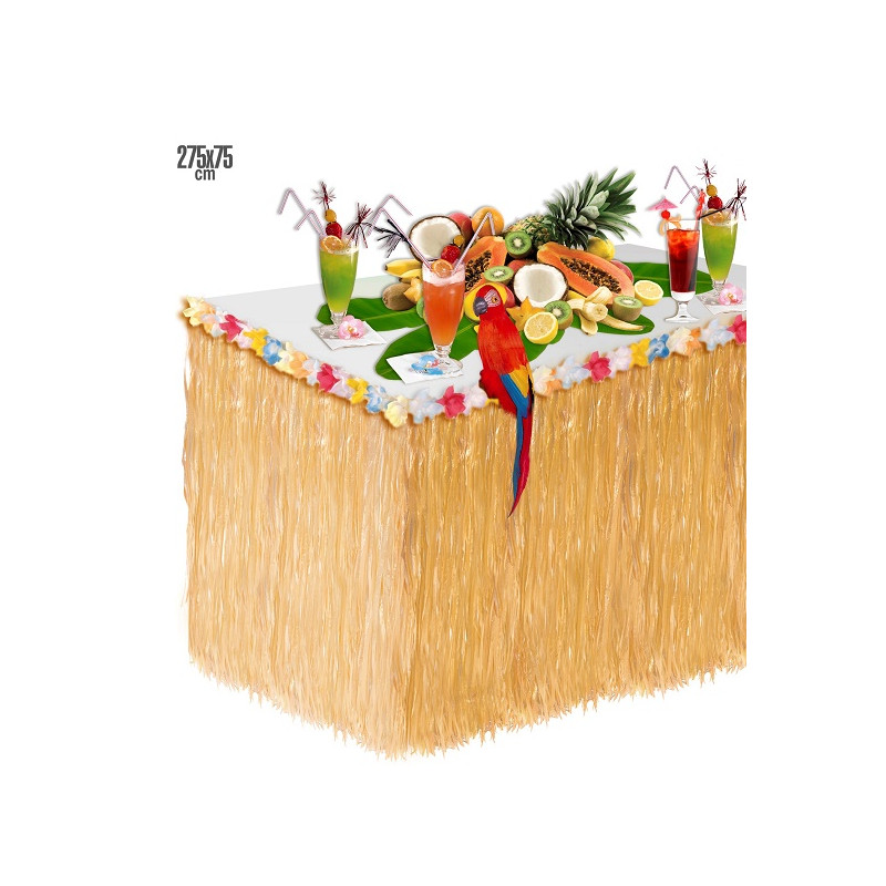 Bordo Tavola Hawai Color Paglia in Raffia 75x275 cm