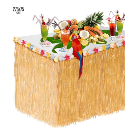 Bordo Tavola Hawai Color Paglia in Raffia 75x275 cm