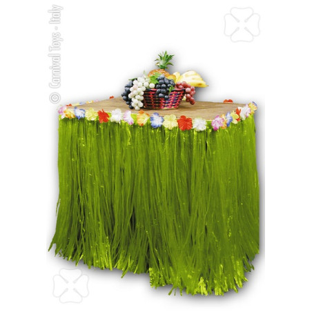 Bordo Tavola Hawai Verde in Raffia 80x280 cm