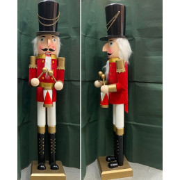 Soldato Schiaccianoci in legno 90 cm