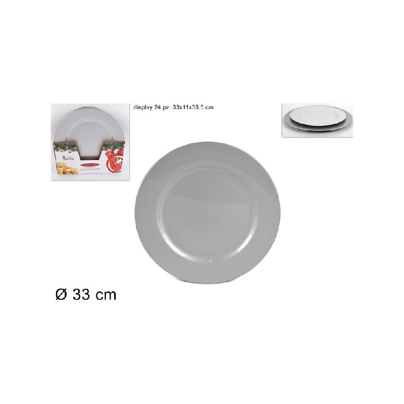 Sottopiatto Argento 33 cm