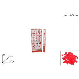 Sparacoriandolo Cuori Rossi San Valentino 50 cm