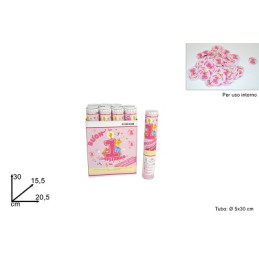 Sparacoriandolo Primo Compleanno Rosa 30 cm