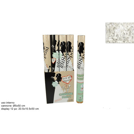 Sparacoriandolo Sposi Bianco 50 cm