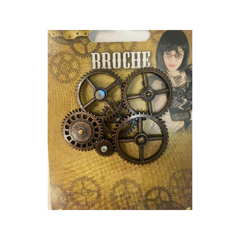 Spilla Steampunk 8 cm