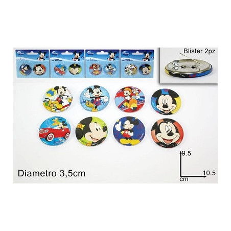 Spilla Topolino (cf. 2 pz)