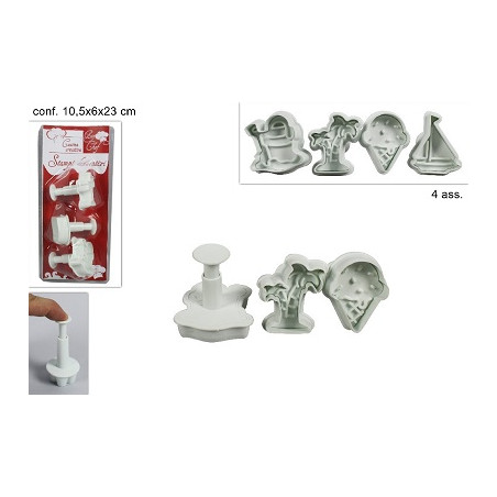Stampi per Biscotti - 4 mod ass (cf. 3 pz)