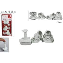 Stampi per Biscotti - 4 mod ass (cf. 3 pz)