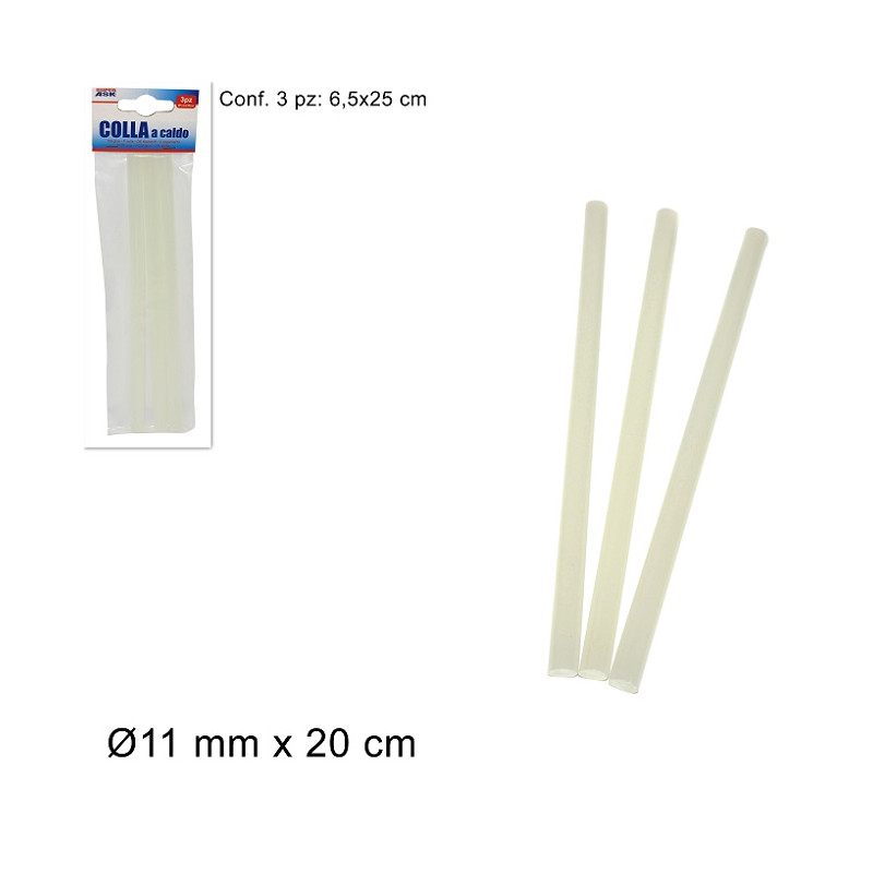 Stecca Silicone 20 cm (cf. 3 pz)