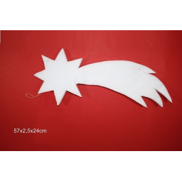 Stella Cometa Ovatta 60 cm