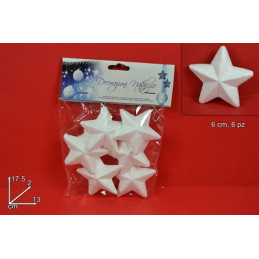 STELLA in polistirolo 6 cm (cf. 6 pz)