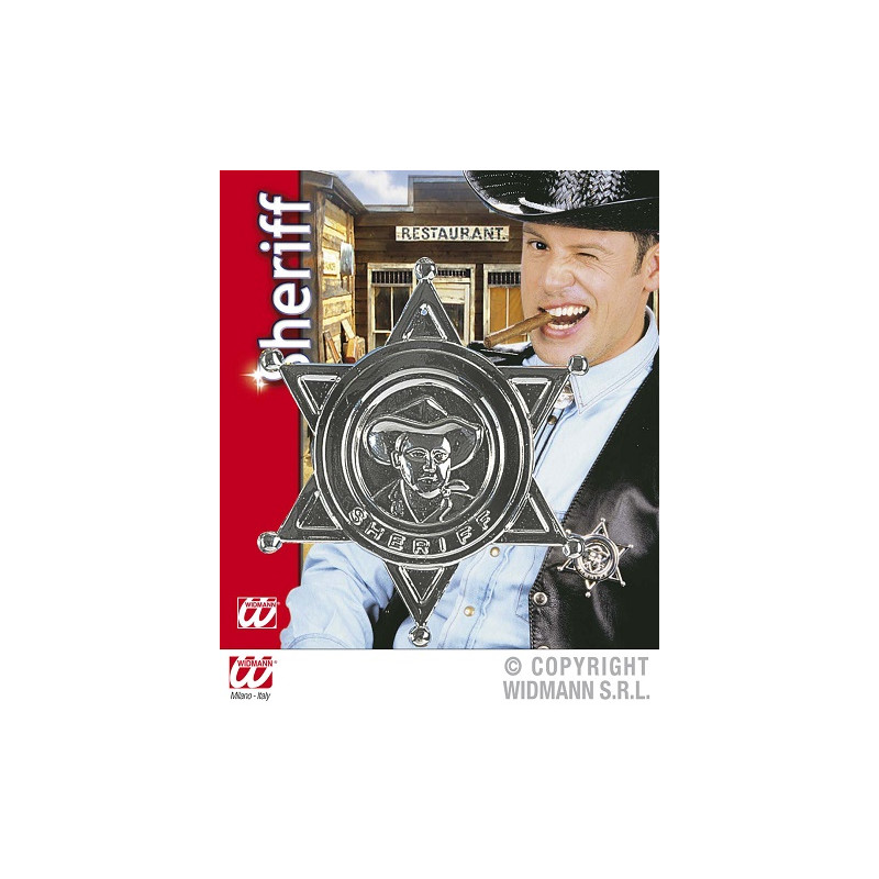 Stella Sceriffo Argento in metallo