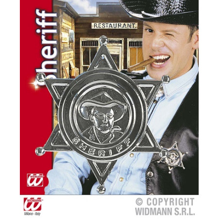 Stella Sceriffo Argento in metallo