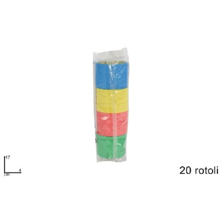 Stelle Filanti 20 rotoli in carta
