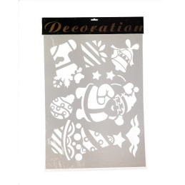 Stencil Disegni Natalizi 45x60 cm