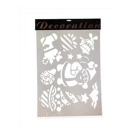 Stencil Disegni Natalizi 45x60 cm