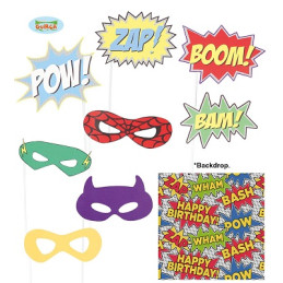 Sticks Foto Comico con Fondo (cf. 9 pz)