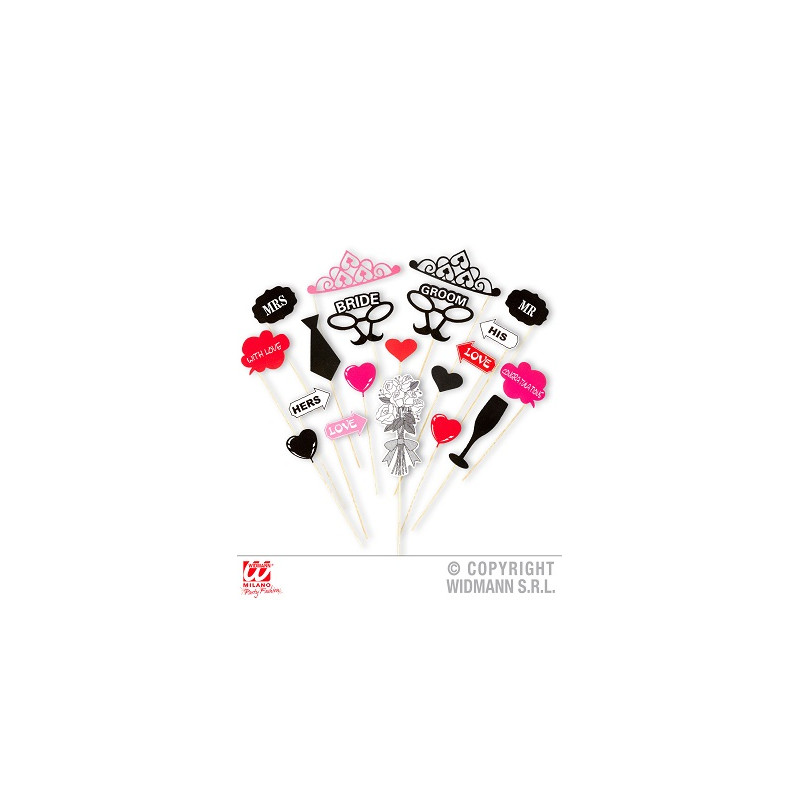 Sticks Foto Matrimonio (cf. 20 pz)