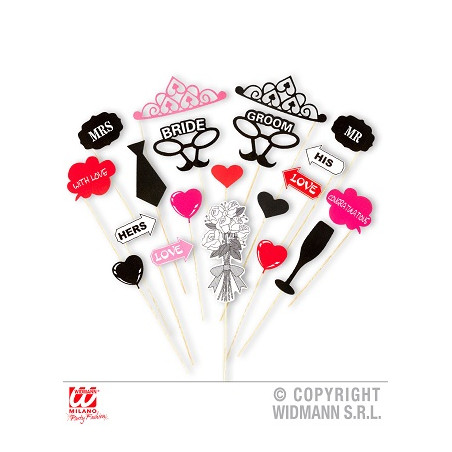 Sticks Foto Matrimonio (cf. 20 pz)