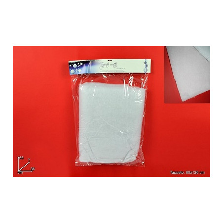 Tappeto Neve 80 gr 100x120 cm