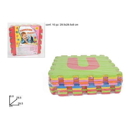 Tappeto Puzzle con Lettere