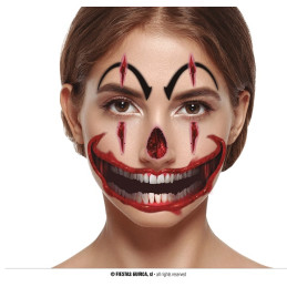 Tatuaggi Viso Clown IT 30x14 cm