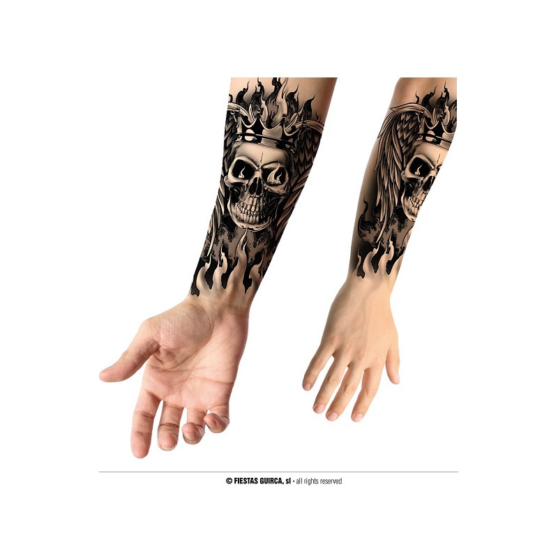 Tatuaggio Teschio 15x30 cm