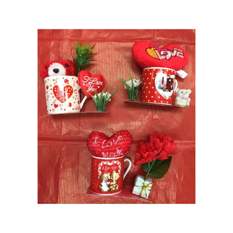 Tazzina con peluche 10 cm