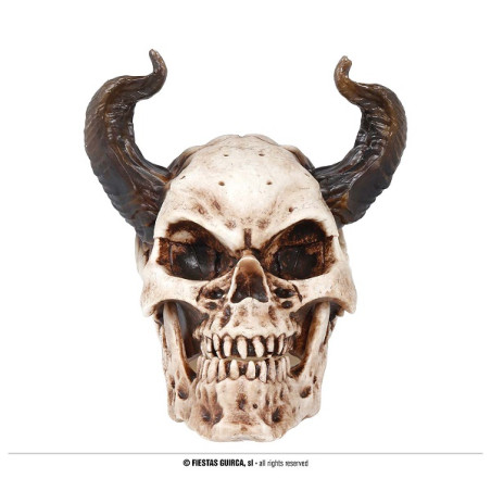 Teschio con corna 20 cm