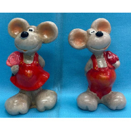 Topo Innamorato in ceramica 11 cm - 2 modelli