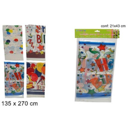 Tovaglia Party Fantasia 135x270 cm