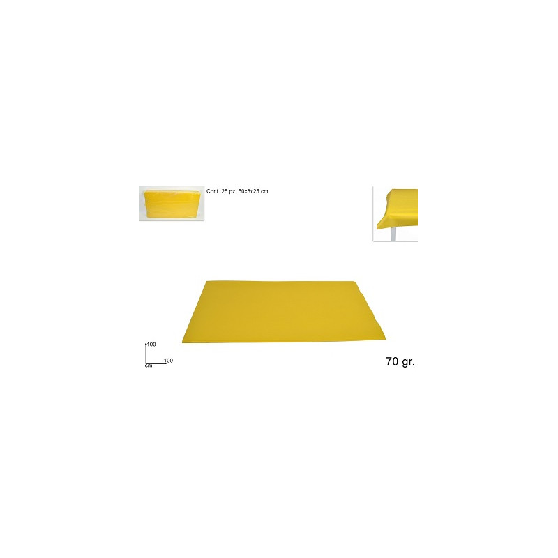 Tovaglia TNT Gialla 100x100 cm - 70 gr